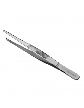 Pinça Dissecção Dente De Rato Reta 14cm Aço Inox ABC