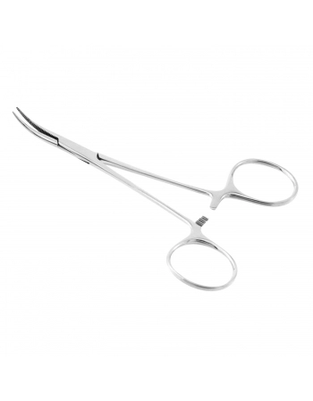 Pinça Halstead Mosquito Curva 12cm Aço Inox ABC