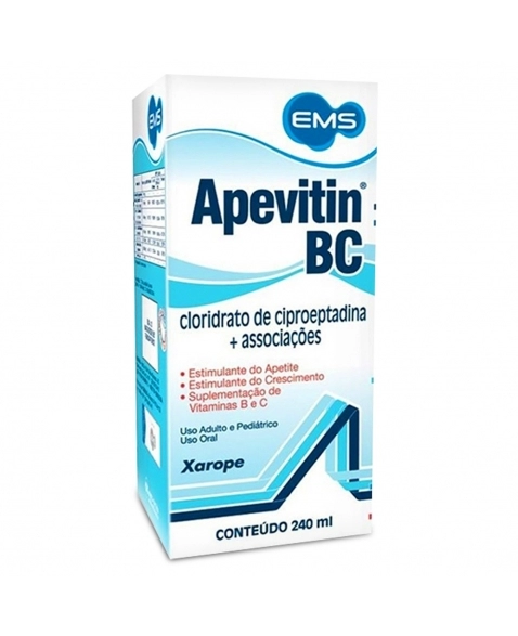 APEVITIN BC SOLUCAO 240ML - EMS