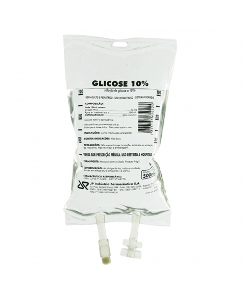 SORO GLICOSE 500ML BOLSA JP