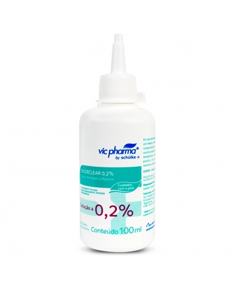 CLOREXIDINA (CHLORCLEAR) 0,2 % AQUOSA 100ML- VIC PHARMA