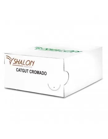 FIO CATGUT CROMADO 3-0 C/A 3CR - SHALON