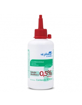 Gliconato de Clorexidina 0,5% Solução Alcoólica 100ml Vic Pharma