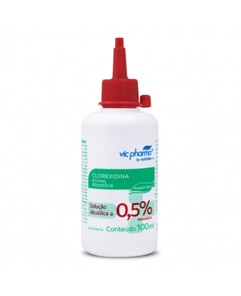 CLOREXIDINA GLIC. 0,5% ALCOOLICO 100ML - VIC PHARMA