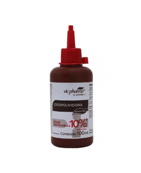 IODOPOLIVIDONA SOL. TINTURA HIDROALCOOLICA 100ML - VICPHARMA