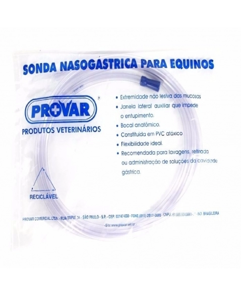 SONDA NASOGASTRICA EQUINOS 17MM- PROVAR