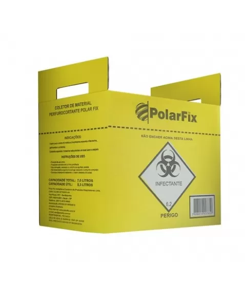 CAIXA COL. PERFUROCORTANTE 13L - POLAR FIX