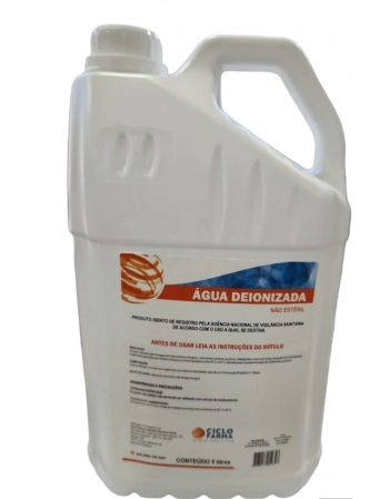 AGUA DEIONIZADA 5L - CICLO FARMA