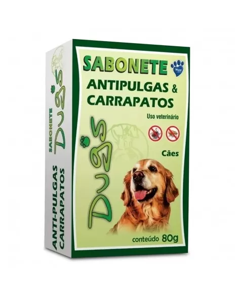 SABONETE DUGS ANTIPULGAS E CARRAPATO 80G