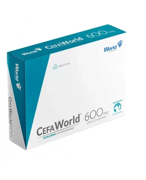 CEFAWORLD (CEFALEXINA) 600MG - CX C/ 12 COMP.