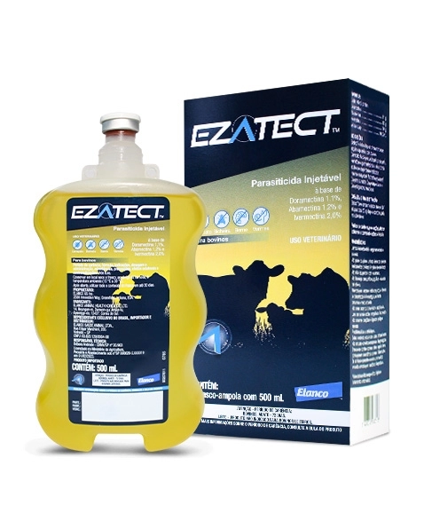 Ezatect Parasiticida Injetável 500mL Elanco