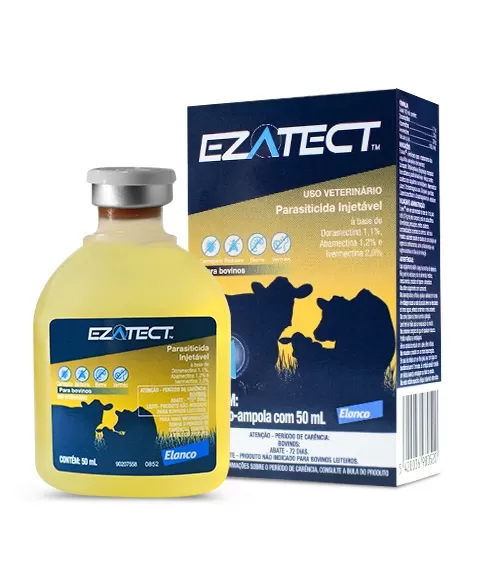 Ezatect Parasiticida Injetável 50mL Elanco