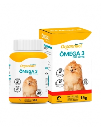 Ômega 3 Dog 500mg 15g Organnact