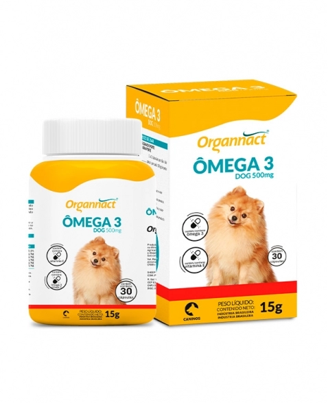 Ômega 3 Dog 500mg 15g Organnact