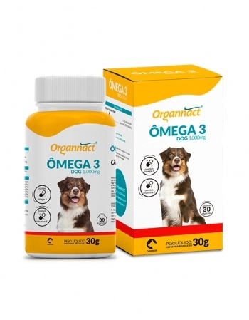 Ômega 3 Dog 1000mg 30g Organnact