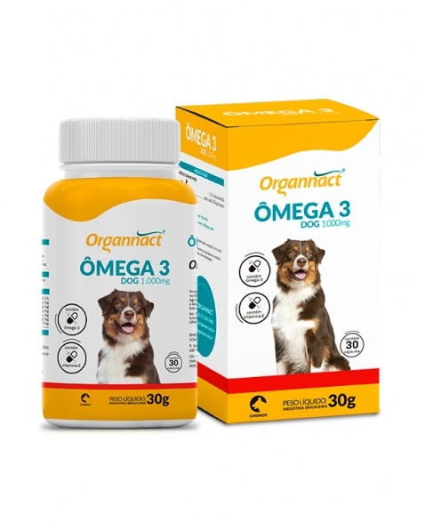 Ômega 3 Dog 1000mg 30g Organnact