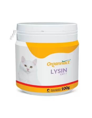 Lysin Cat SF Para Gatos 100g Organnact