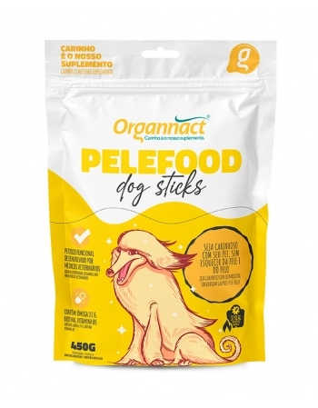 Pelefood Dog Sticks Petisco Funcional para Cães Sachê 450g Organnact