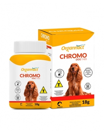 Chromo Dog Tabs para Cães 18g Organnact