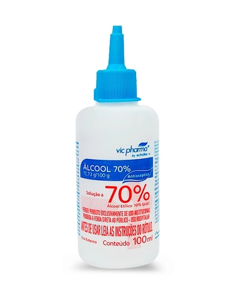 Álcool 70% 100mL Vic Pharma