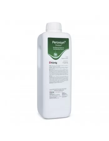 Shampoo Antibacteriano Peroxsyn 1 Litro para Cães e Gatos Konig