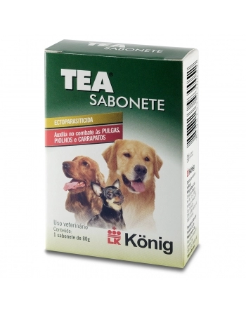 Sabonete Ectoparasiticida TEA 80gr Konig