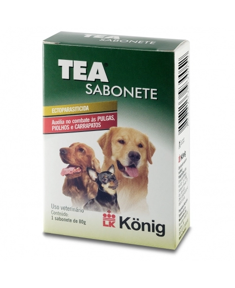 Sabonete Ectoparasiticida TEA 80gr Konig