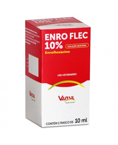 Enro Flec 10% Antibiótico Injetável 10ml Vansil 