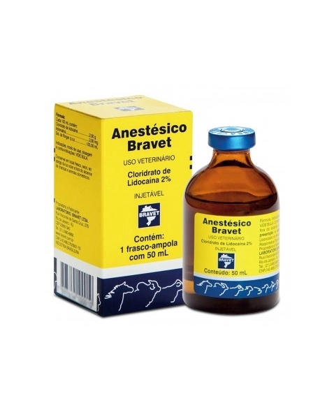 ANESTESICO BRAVET INJ. 50 ML