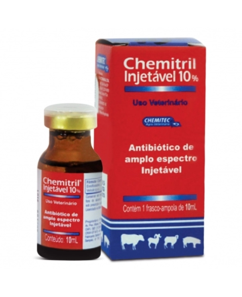 CHEMITRIL INJ 10ML (ENROFLOXACINO)