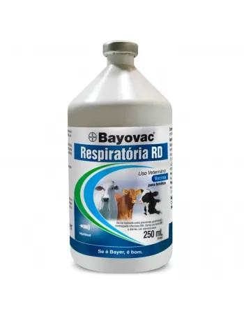Bayovac Respiratória RD Vacina Para Bovinos Injetável 250ml Elanco