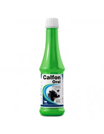 Calfon Oral Suplemento Mineral Cálcio Para Bovinos 350ml Elanco
