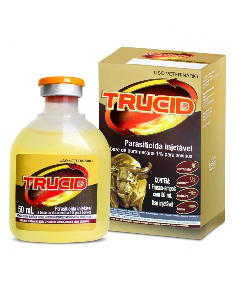 Trucid Doramectina 1% Parasiticida Injetável 50ml Elanco